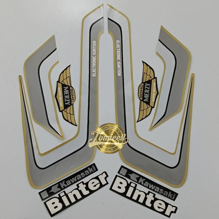 Gambar Striping Kawasaki Binter merzy silver berkualitas dari Tomicell Kab. Purwakarta Tokopedia