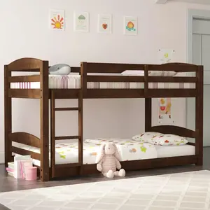 Tempat Tidur Tingkat Citra Minimalis - Ranjang Anak Kayu Jati