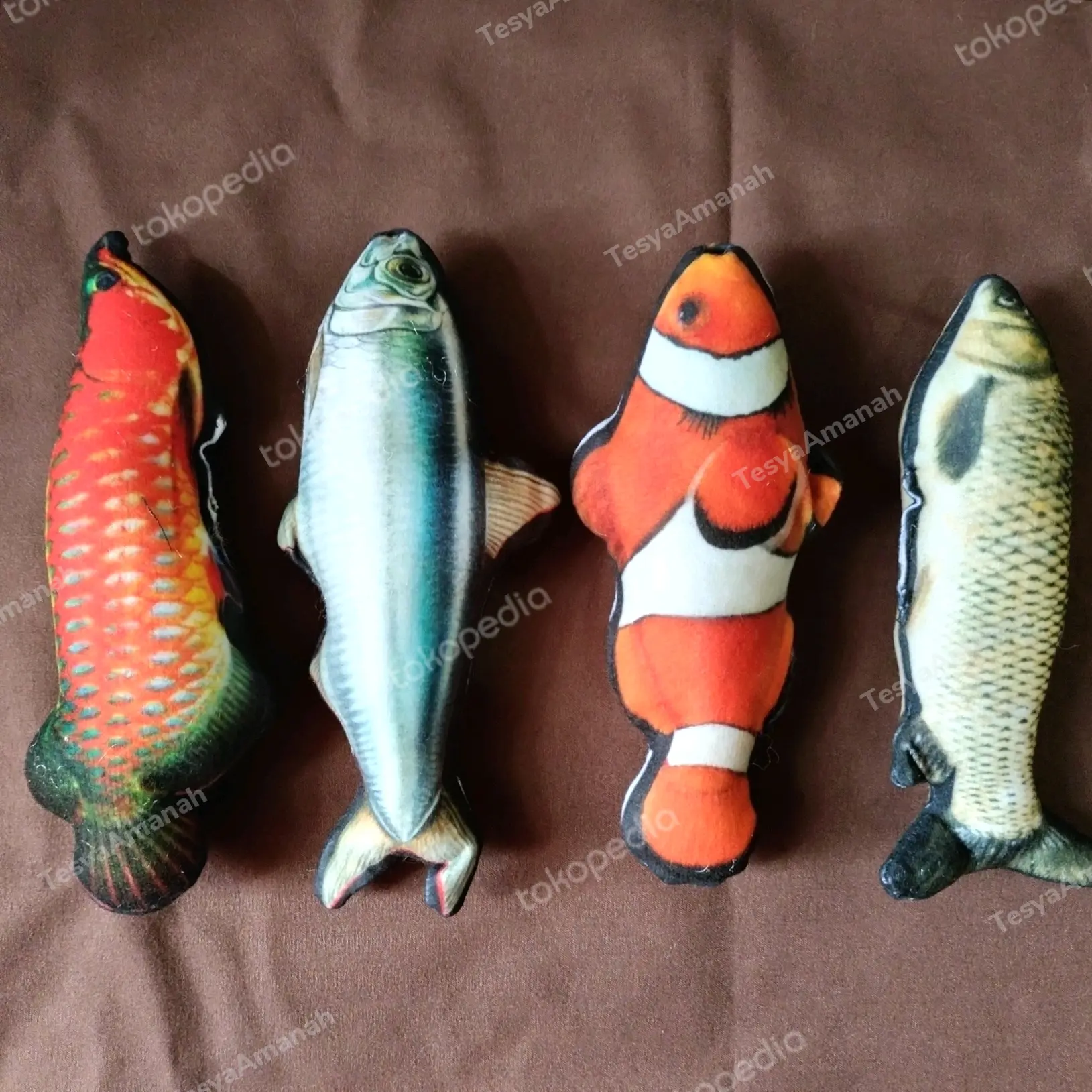 Catnip Cat Nip - Boneka Ikan Ikanan Penghilang Stress Kucing Anjing