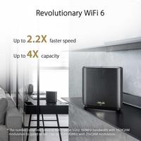 Gambar ASUS ZenWiFi XT8 Black AX6600 Whole Home Tri-Band Mesh WiFi 6 System (Dual Pack) dari ASUS COMPONENT Kota Administrasi Jakarta Pusat 4 Tokopedia