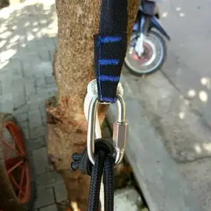 Carabiner - safety lock for Hammock stainles steel kuat tahan 150kg
