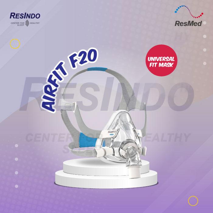 Gambar AirFit F20 Full Face CPAP Mask ResMed - Masker CPAP Set Lengkap dari Resindo Medika Kota Administrasi Jakarta Selatan Tokopedia