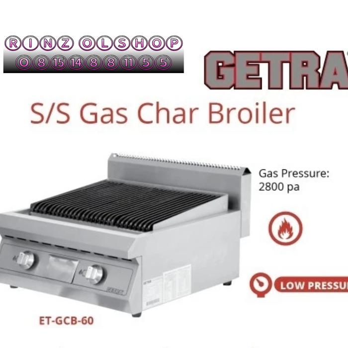 Gambar GETRA ET-GCB60 GAS CHAR BOILER STANLIS STEEL ETGCB60 dari Rinz olshop Kota Administrasi Jakarta Pusat Tokopedia