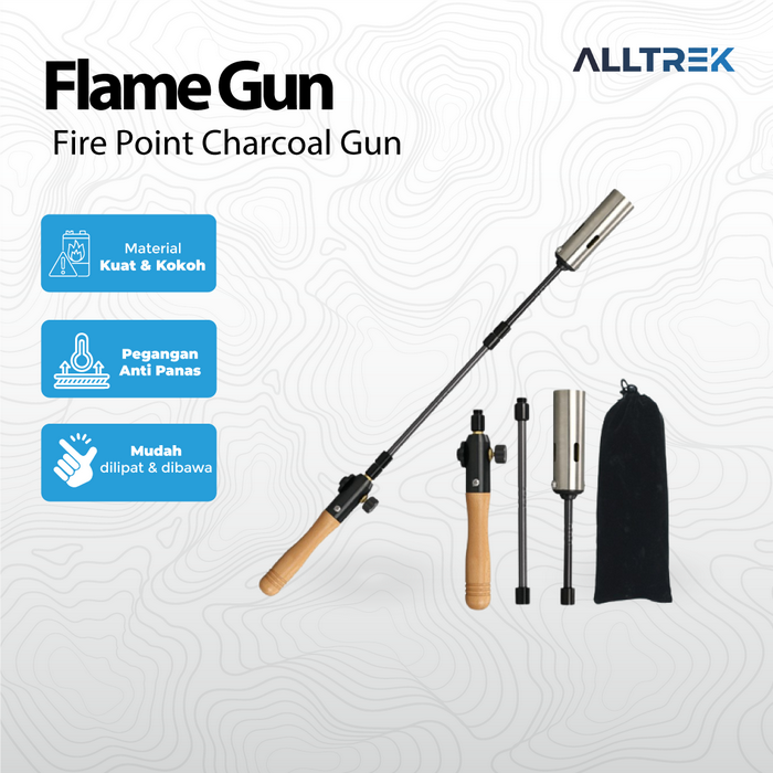 Gambar ALLTREK Flame Gun Multi-functional Igniter Fire Point Charcoal Gun dari ALLTREK OUTDOOR GEAR Kota Administrasi Jakarta Barat Tokopedia