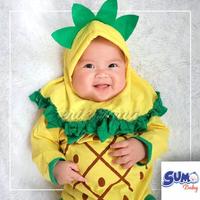 Gambar Baju Bayi Nanas Jilbab Jumper Anak Bayi Hijab Muslim Motif Buah Nanas - S dari Sumo Baby Kota Administrasi Jakarta Barat 3 Tokopedia