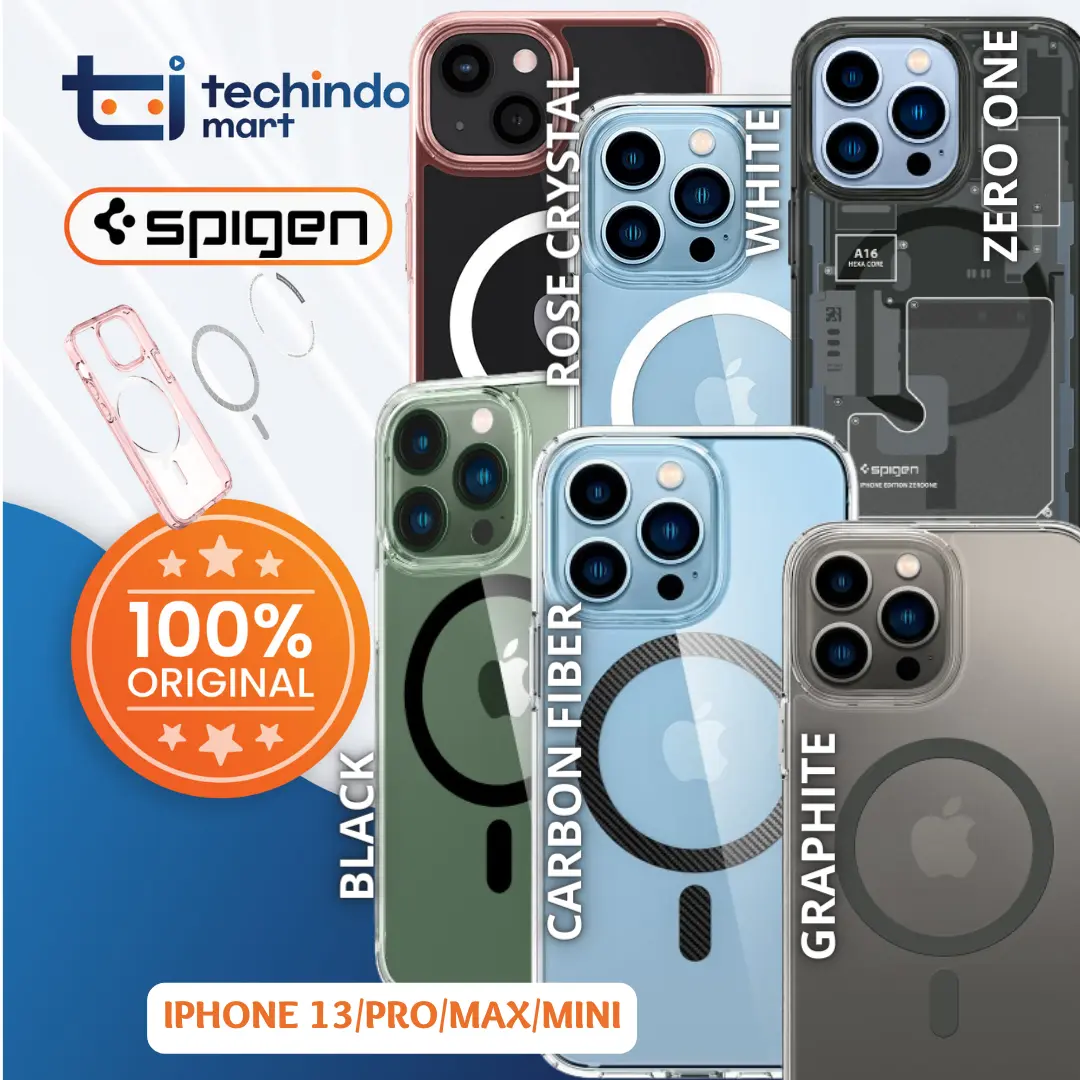 Case iPhone 13 Pro Max Mini Spigen Ultra Hybrid Mag Clear Casing