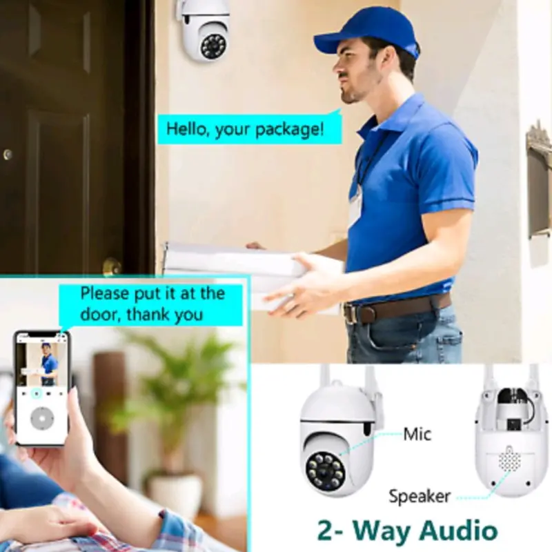 CCTV Wifi IP Camera 1080P HD V380 Pro CCTV 2 Way Audio 3