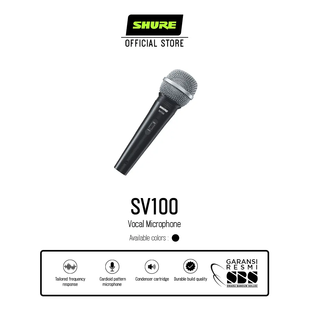 Shure SV100 Dynamic Microphone
