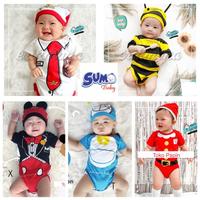 Gambar Baju Anak Bayi / Jumper Bayi Motif Karakter Lucu Katun Halus Set Topi - Santa, S dari Sumo Baby Kota Administrasi Jakarta Barat 1 Tokopedia