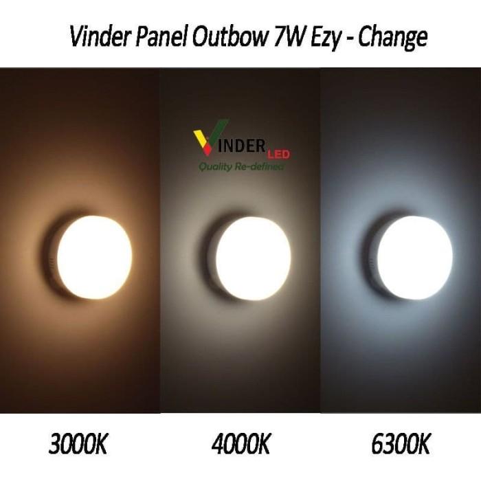 Gambar VINDER LED Downlight Outbow 7W Easy Change Series - White 6300K dari Sinar Makmur LED Kota Administrasi Jakarta Barat Tokopedia