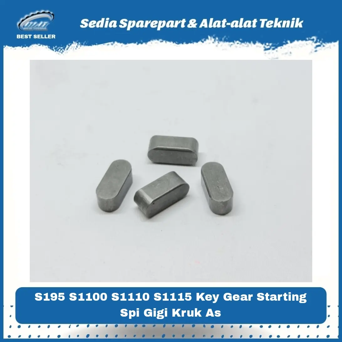 Spi Key Sepi Gear Gigi Crank Shaft Kruk Ker As Disel S195 1100 1110 NR