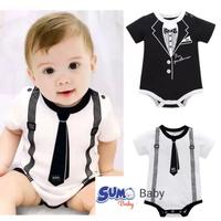 Gambar Jumper Bayi / Romper bayi / Baju bayi / Jumpsuit bayi / Fashion bayi - Hitam, 0-6 dari Sumo Baby Kota Administrasi Jakarta Barat 1 Tokopedia