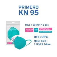 Gambar Primero Buy 1 Get 1 - Masker KN95 5Ply Skyblue - 1 bundle isi 25pcs dari PRIMERO STORE OFFICIAL Kota Tangerang 4 Tokopedia