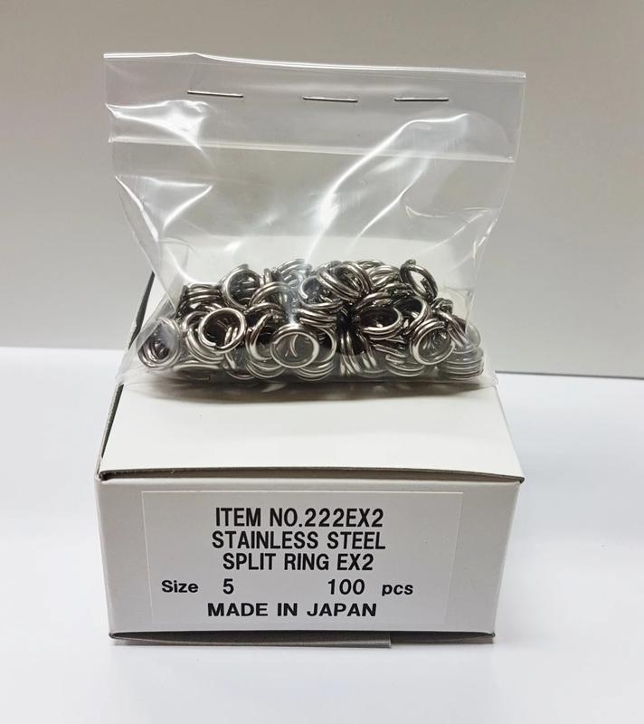 Ten Mouth Stainless Steel Split Ring EX Japan Per 1pc 1