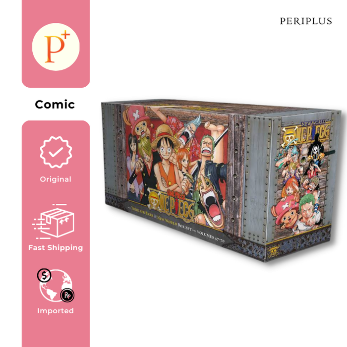 Gambar One Piece Box Set 3: Thriller Bark to New World Volumes 47-70 Premium dari Periplus Bookshop_NEW Kota Administrasi Jakarta Timur Tokopedia