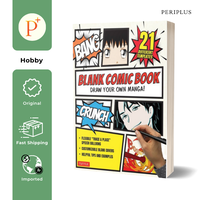 Gambar Blank Comic Book : Draw Your Own Manga! Sketchbook - 9780804855877 dari Periplus Bookshop_NEW Kota Administrasi Jakarta Timur 1 Tokopedia