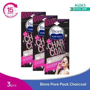 Biore Pore Pack Black 4s Triplepack - Pembersih Komedo