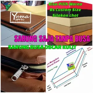 SARUNG BUSA OSCAR KULIT WATERPROOF SINTETIS t 25 dan 30