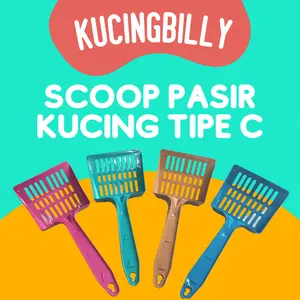 Scoop pasir kucing Tipe C/Serokan Cat Litter Medium
