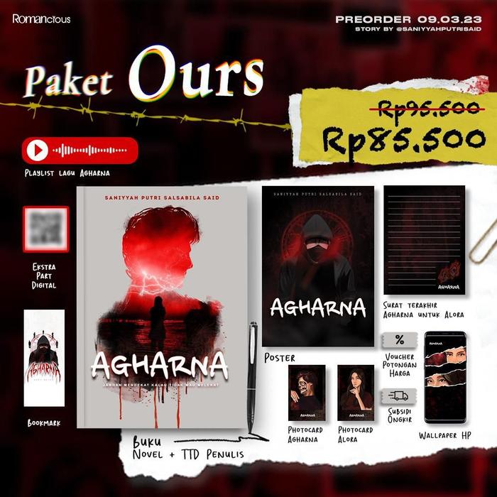 Gambar Pre Order Novel Agharna - Saniyyah Putri Salsabila - Romancious dari BumifiksiJogjakarta Kab. Sleman Tokopedia