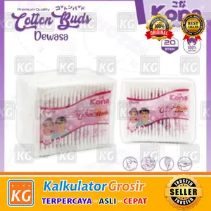 COTTON BUD KONA ISI 20 STIK / BATANG BUDS DEWASA / HEWAN KUCING ANJING