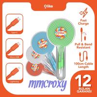 Gambar Olike D202 Kabel Data Charger Fast Charging 2.4A Kabel Colorful - D202 IPHONE dari MMCROXY Kota Administrasi Jakarta Pusat 3 Tokopedia