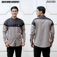 Gambar Baju Muslim Pria Lengan Panjang Baju Koko Pria Terbaru koko azzahir dari irfedstore Kota Pekalongan 4 Tokopedia