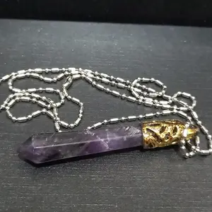 kalung amethyts kecubung serat necklace fortune n lucky