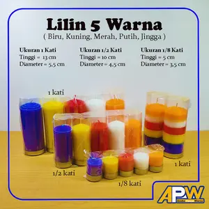 Lilin 5 Warna / Lilin Panca Warna