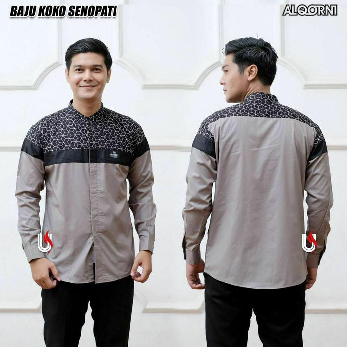 Gambar Baju Muslim Pria Lengan Panjang Baju Koko Pria Terbaru koko azzahir dari irfedstore Kota Pekalongan Tokopedia