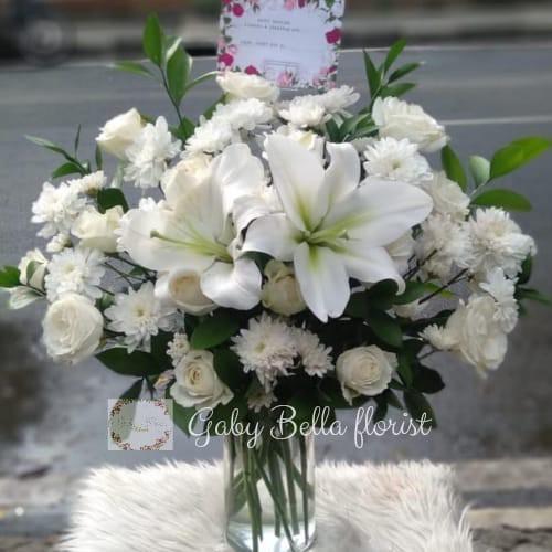 Gambar Table Flower – TF004 Bunga Meja Bunga Cantik Bunga Fresh dari Gaby Bella Florist Kota Administrasi Jakarta Selatan Tokopedia