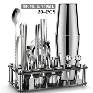 Boston Shaker Set 20pcs | Alat Barista Cafe Pencampur Minuman