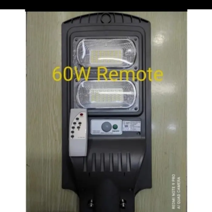 Gambar Lampu jalan led panel surya 60w matahari pju led solar sel 60 watt dari wewe electric Kota Administrasi Jakarta Pusat 4 Tokopedia