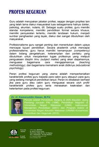 Gambar PROFESI KEGURUAN dari Griya Pintar Rizky Kota Cilegon 2 Tokopedia