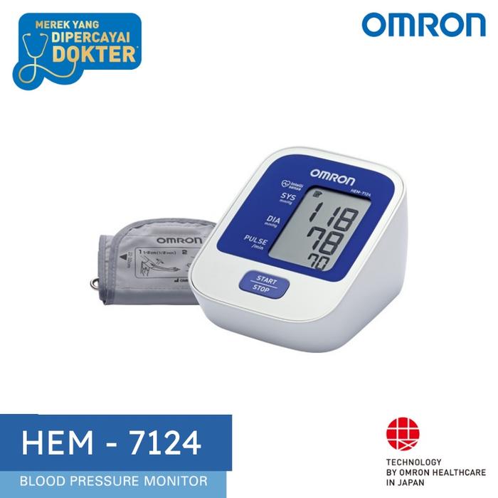 Gambar OMRON Blood Pressure Monitor HEM-7124 Tensimeter Digital dari OMRON Healthcare ID Kota Depok Tokopedia