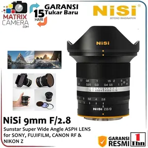 NiSi Lensa 9mm f/2.8 Sunstar Super Wide Angle ASPH Lens for Camera