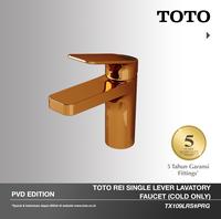 Gambar TOTO ROSE GOLD Lavatory Faucet TX109LRS | Kran - Keran - Kran Wastafe dari TOTO Indonesia Kota Tangerang 1 Tokopedia