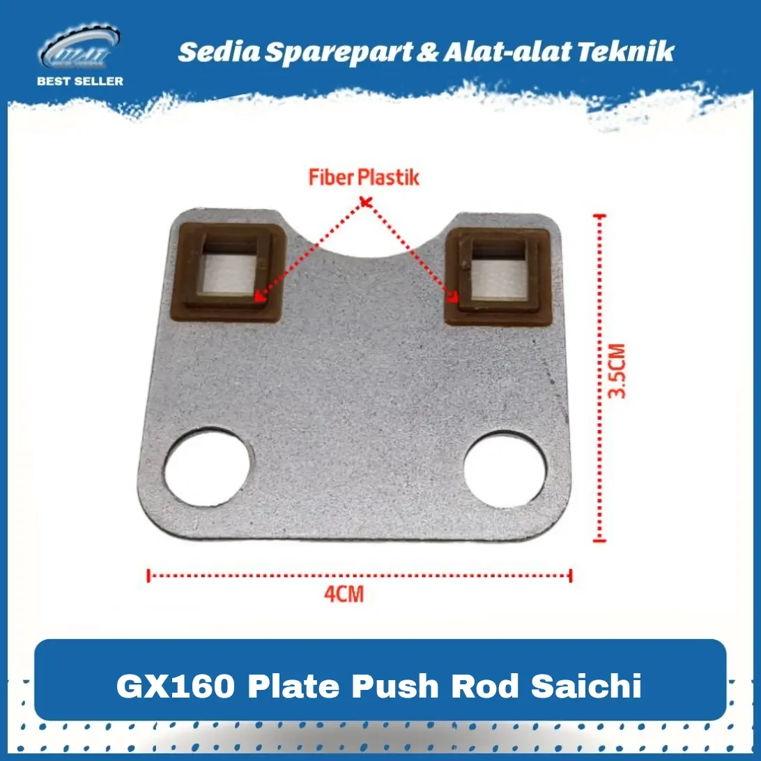 Plate Push Rod GX160 GX200 Plat Klep Mesin GX160 GX200 Saichi