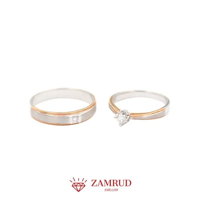 Wedding Ring Berlian 0338-8853 Zamrud Jewellery