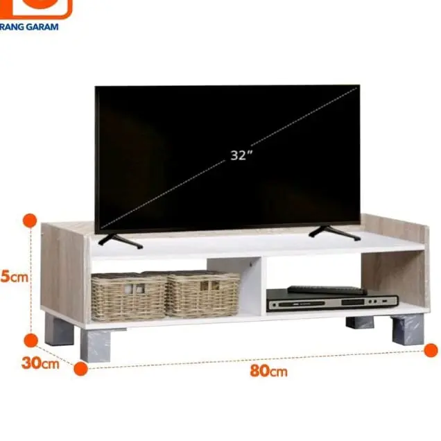 Gambar RAK TV MURAH MEJA TV BUFET TV MURAH LEMARI TV RAK TV RTV 80 RTV 120 - PANJANG 80 CM dari ALFATWIN Kota Depok 5 Tokopedia