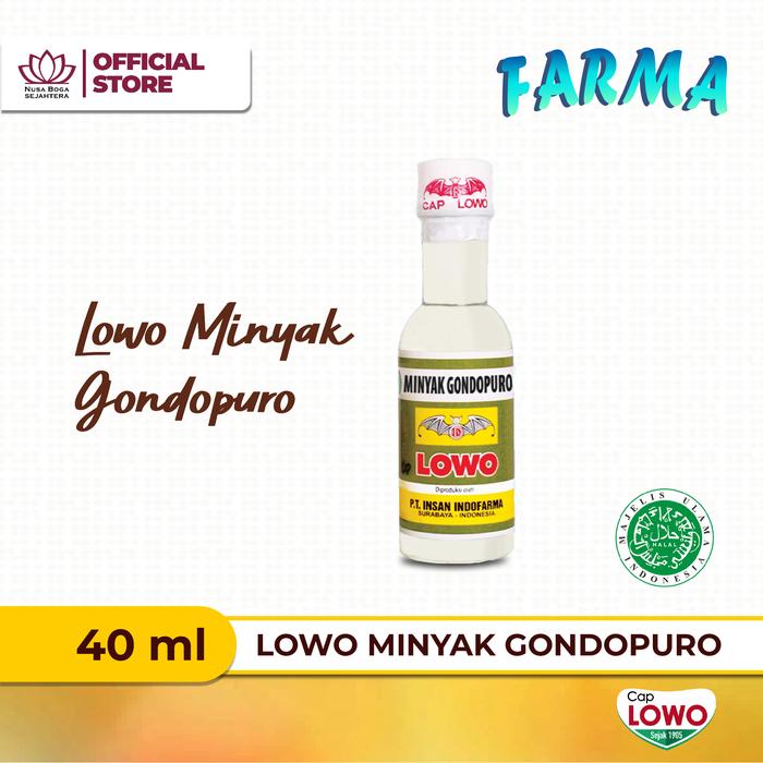 Gambar Minyak Gondopuro Cap Lowo 40 ml dari Nusa Boga Sejahtera Kota Administrasi Jakarta Barat Tokopedia