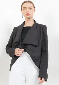 LLACES Clothing - Outerwear Muslim - Waterfall Jacket - Black