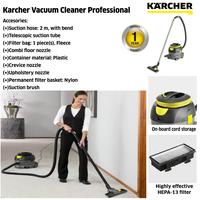 Gambar Karcher Vacuum Cleaner Dry 15L T 15/1 HEPA dari Karcher Professional Store Kab. Bekasi 4 Tokopedia