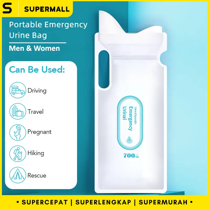 Urine Bag Gel - Portable Car Toilet / Kantong Kencing Pipis Darurat