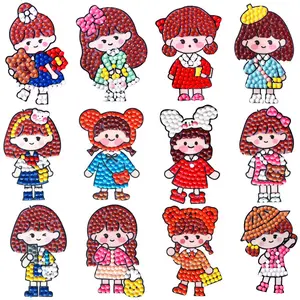 DIY Diamond Stiker Princess , Unicorn , Frozen & Dino Diamond Painting