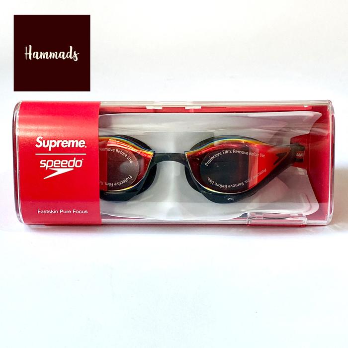 Jual SUPREME x SPEEDO SWIM GOGGLES BLACK - Kab. Tangerang