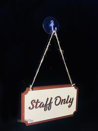 Gambar Wooden Sign Staff Only Gantung - Kayu Hanya Staff Toko Kantor dari Unique Official Store Kab. Indramayu 1 Tokopedia