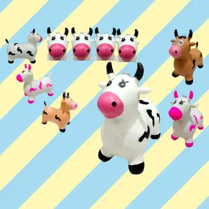 MAINAN KUDA JUMPING PHYTONA ANIMAL KARET SAPI INFLATABLE MUSIK LAMPU