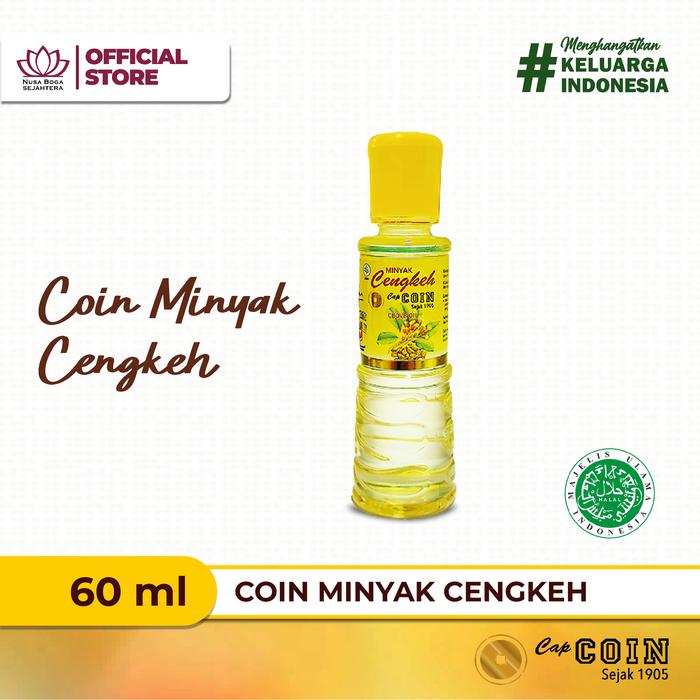 Gambar Minyak Cengkeh Asli Cap Coin 60 ml dari Nusa Boga Sejahtera Kota Administrasi Jakarta Barat Tokopedia