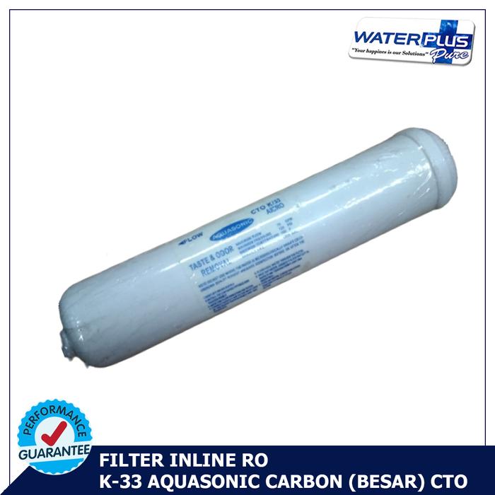 Gambar Filter Inline - Aquasonic Carbon CTO Besar K-33 dari Filter Air Waterpro Kota Administrasi Jakarta Barat Tokopedia